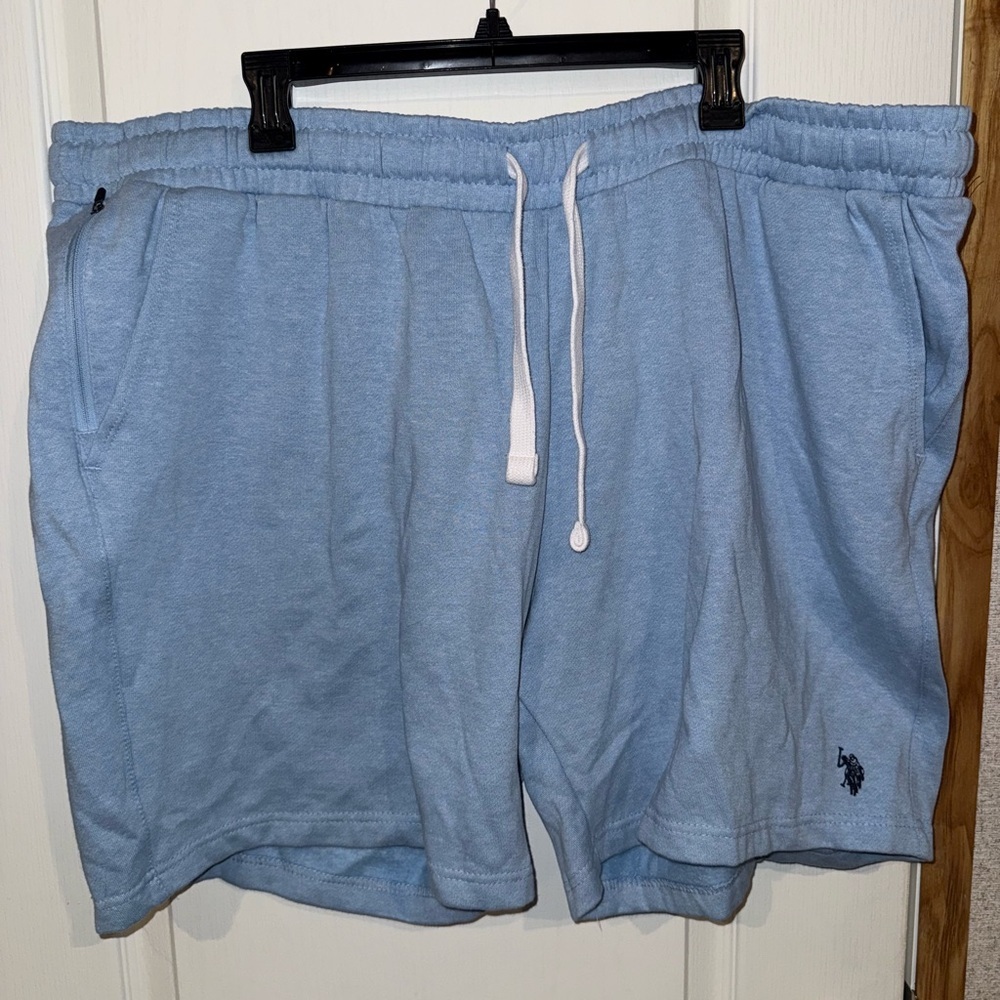 U.S. Polo Assn. Sky Blue Men's Athletic Shorts